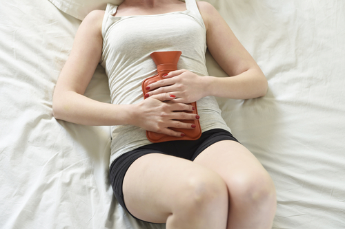 Help your painful period with a hot water bottle placed on your stomach. Tips from Dr. Lodge in Cool Springs TN 